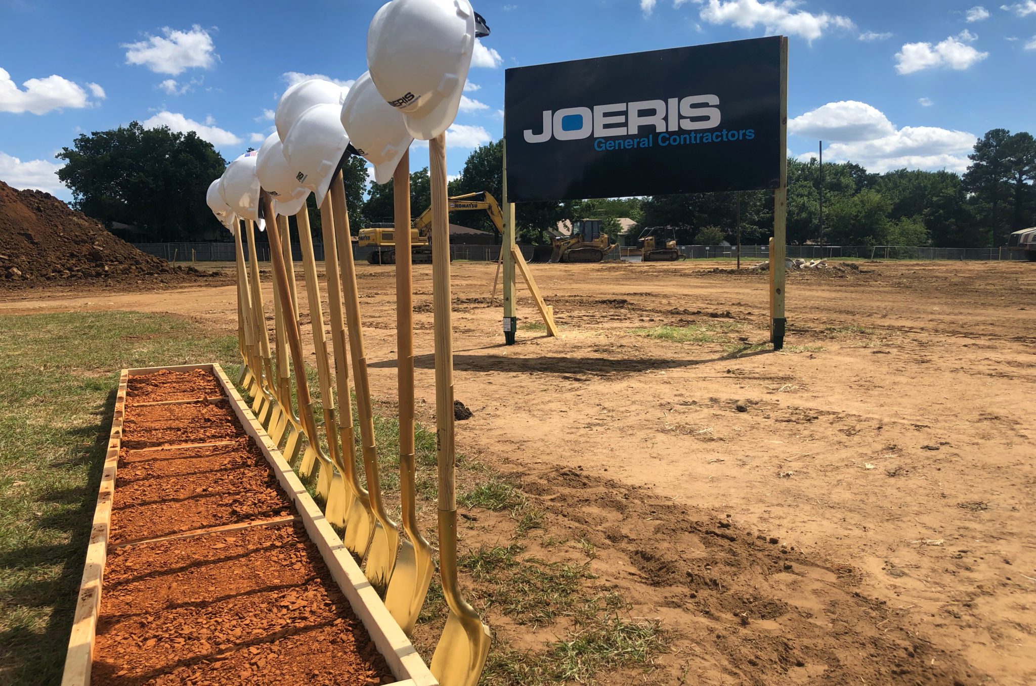 Breaking ground at a new jobsite