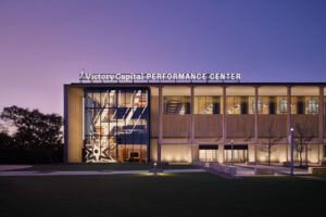 The Victory Capital Performance Center, the San Antonio Spurs' Practice Facility, demonstrates cutting-edge sport facility construction and sets a new standard in athletic design.